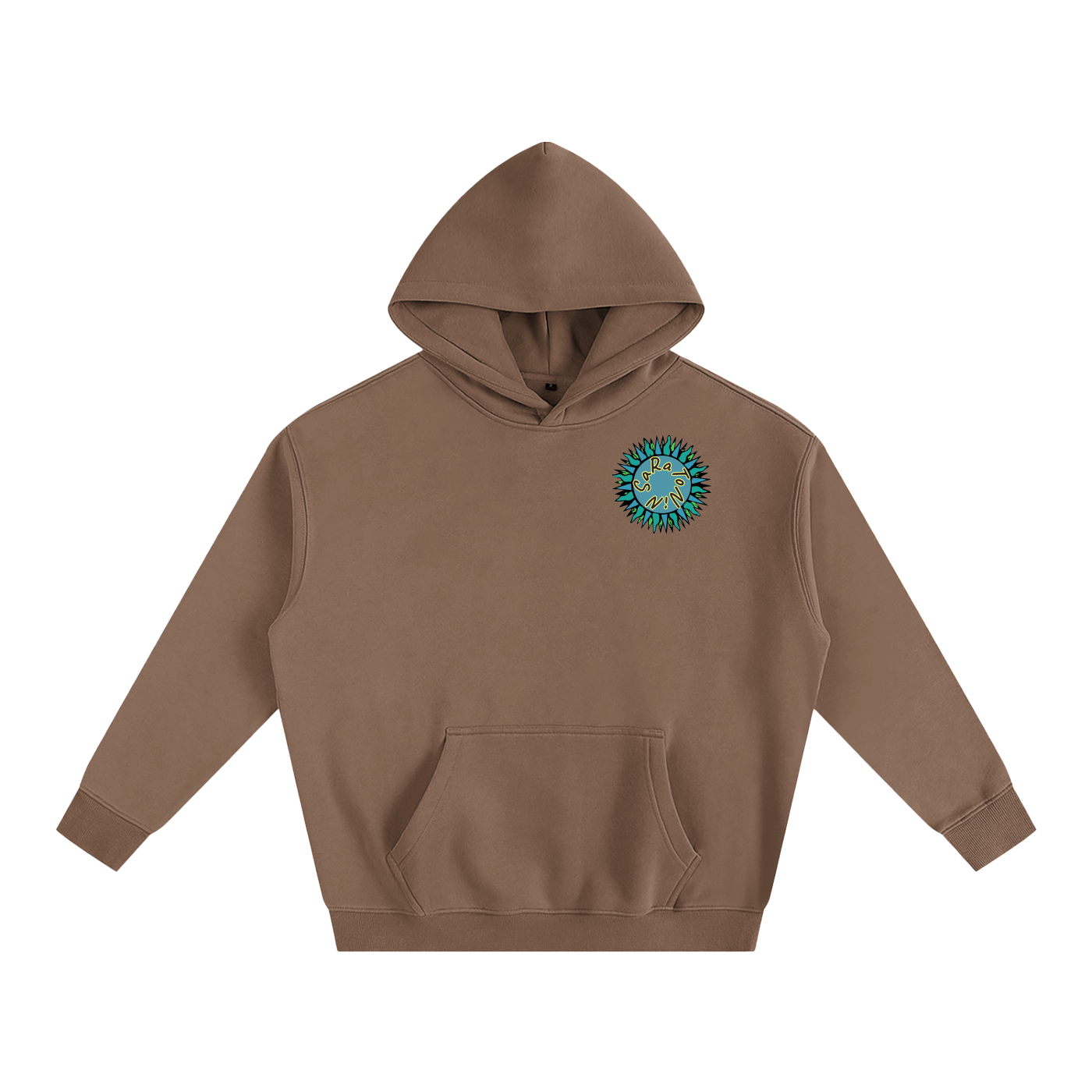 SaRaToNiN BrOwN/BrOwN Oversized Fleeced Hoodie
