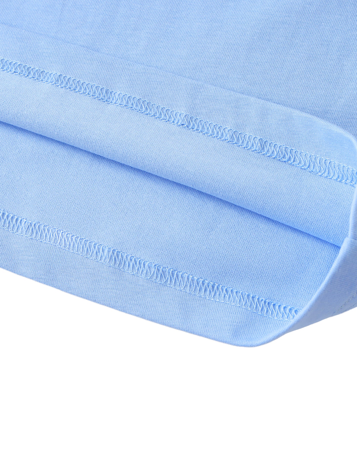 SaRaToNiN MiNt/LiGhT bLuE cReWNeCk Cotton T-Shirt
