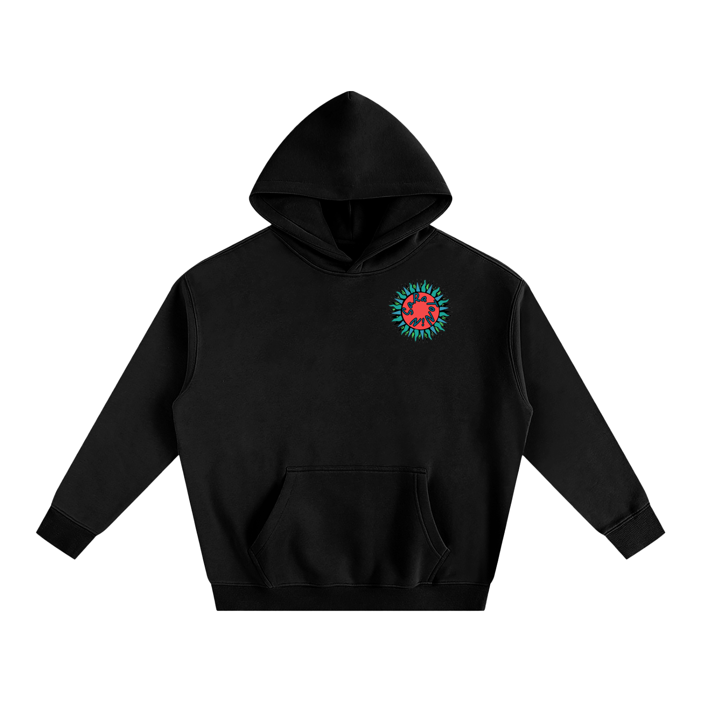 WaY tOO SeXy x yOu LiTTLe bEaUtY  SaRaToNiN MuLTiCoLoR sPeCiAl eDiTiOn Oversized Fleeced Hoodie