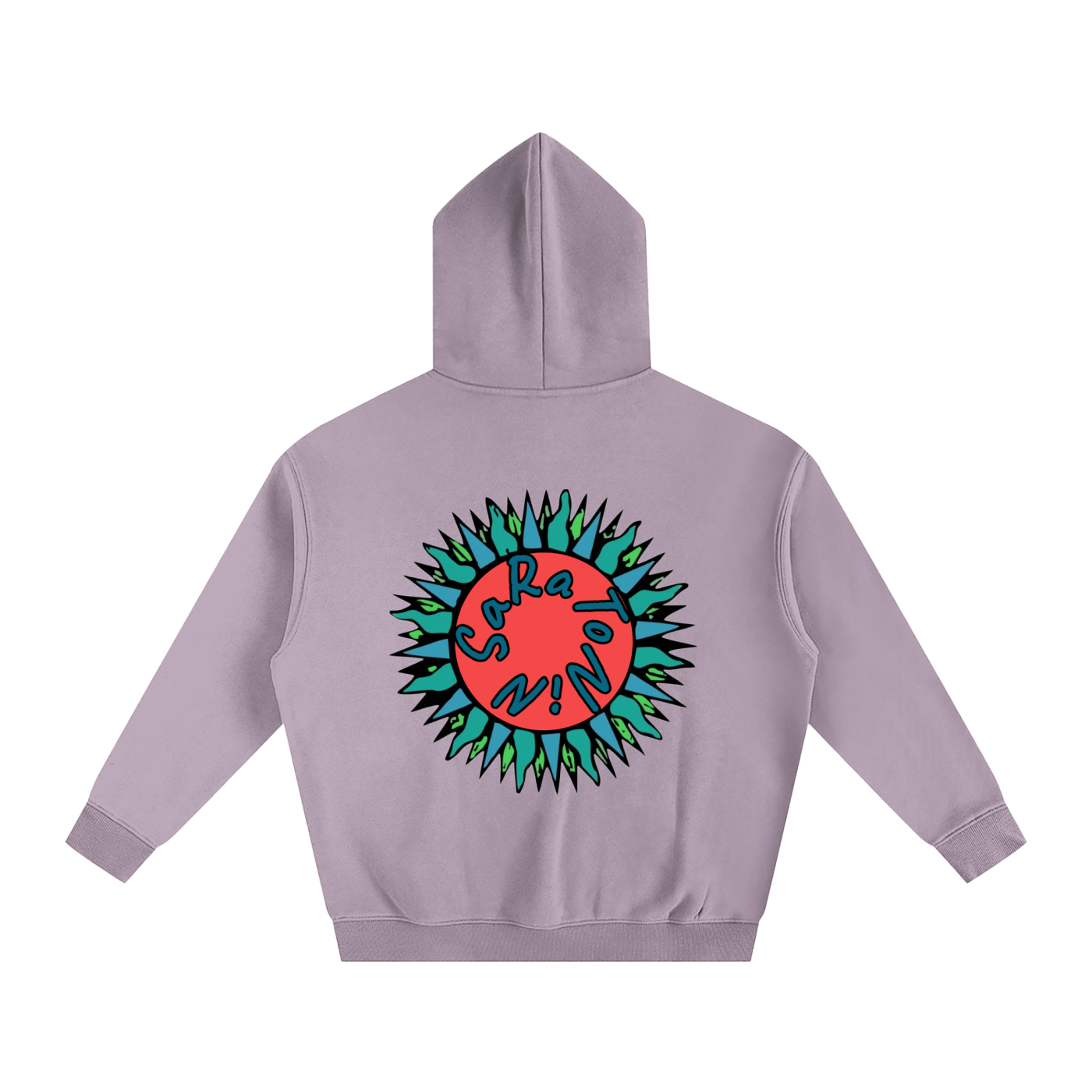 WaY tOO SeXy x yOu LiTTLe bEaUtY  SaRaToNiN MuLTiCoLoR sPeCiAl eDiTiOn Oversized Fleeced Hoodie
