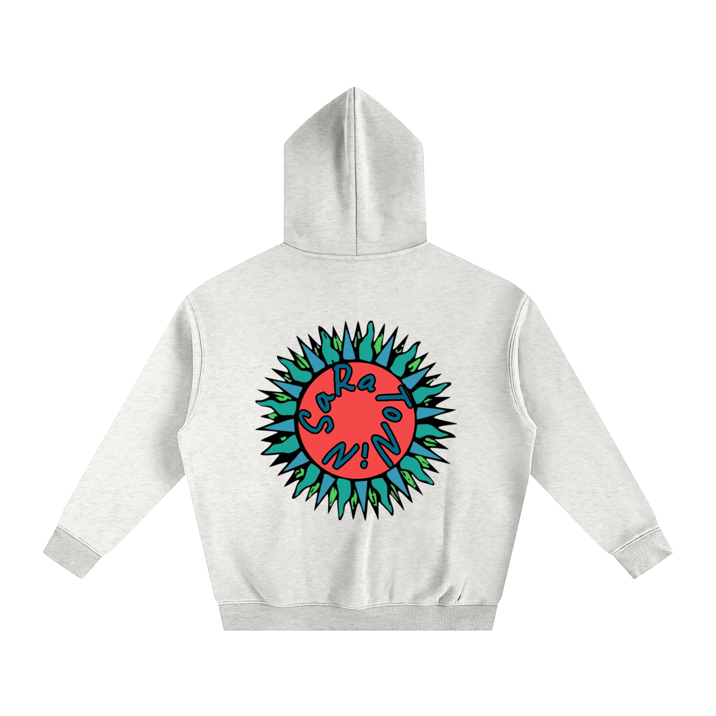 WaY tOO SeXy x yOu LiTTLe bEaUtY  SaRaToNiN MuLTiCoLoR sPeCiAl eDiTiOn Oversized Fleeced Hoodie