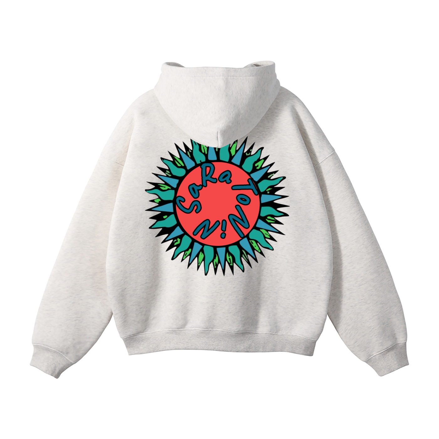 WaY tOO SeXy x yOu LiTTLe bEaUtY  SaRaToNiN MuLTiCoLoR sPeCiAl eDiTiOn Oversized Fleeced Hoodie