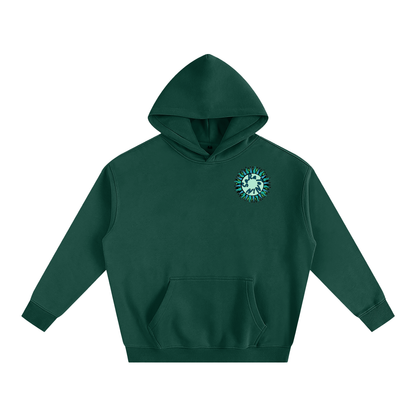 SaRaToNiN FoReSt gReeN/MiNt Oversized Fleeced Hoodie