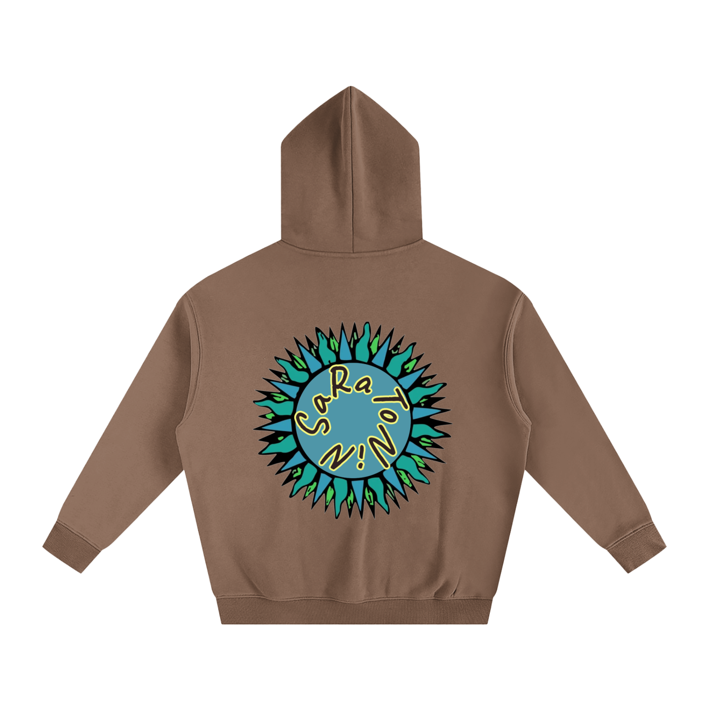 SaRaToNiN BrOwN/BrOwN Oversized Fleeced Hoodie