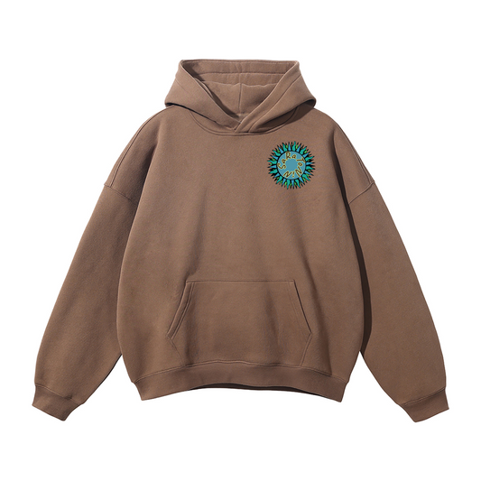 SaRaToNiN BrOwN/BrOwN Oversized Fleeced Hoodie