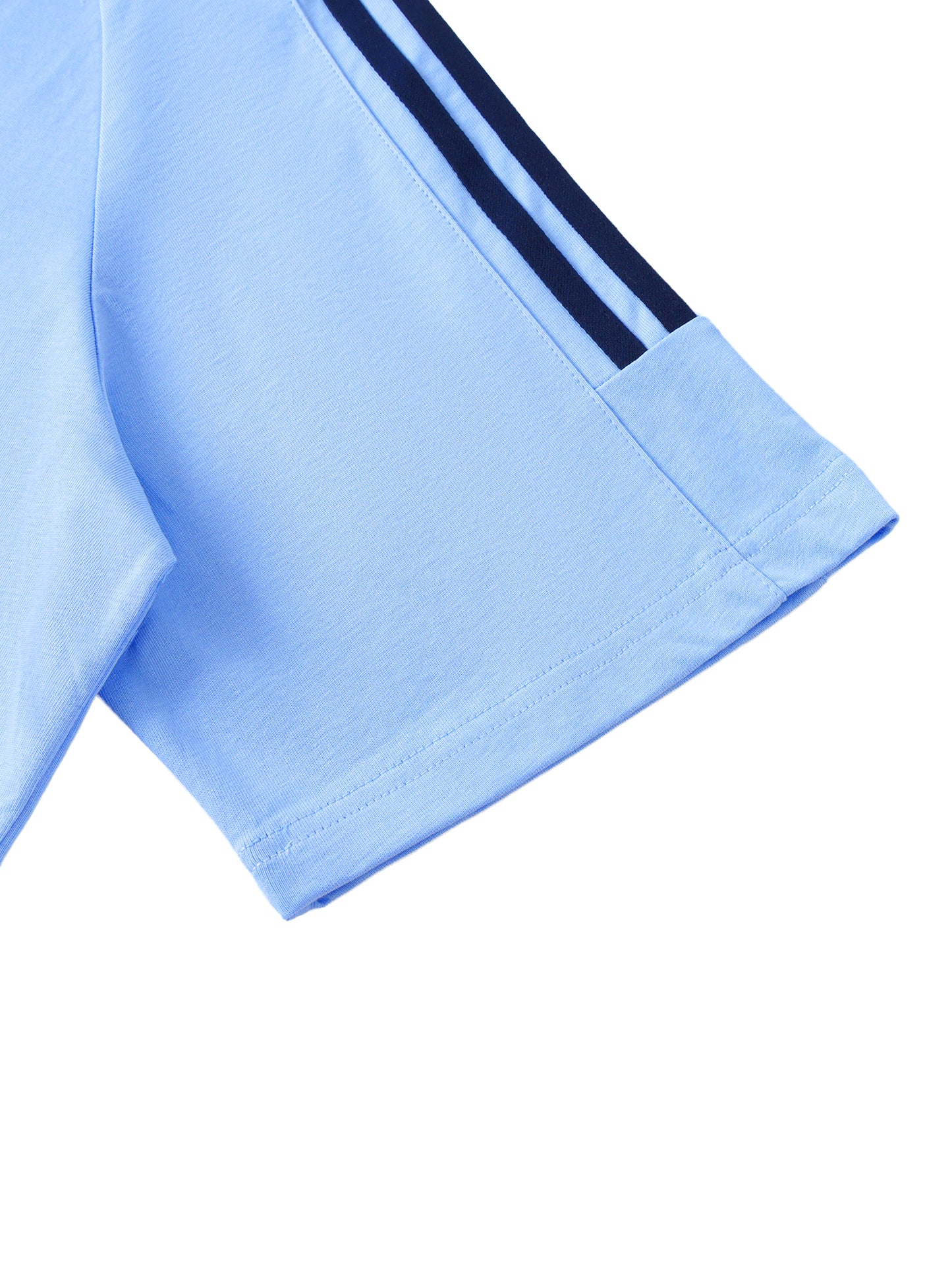 SaRaToNiN MiNt/LiGhT bLuE cReWNeCk Cotton T-Shirt